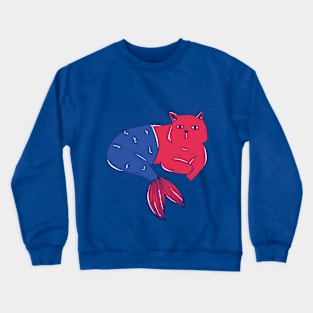 Mermaid Cat Crewneck Sweatshirt